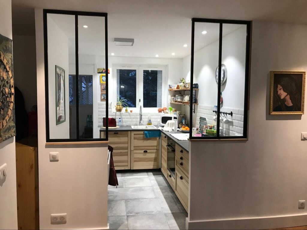 Verrière sur mesure à Francheville : sublimez votre intérieur - Menuiserie Maldera